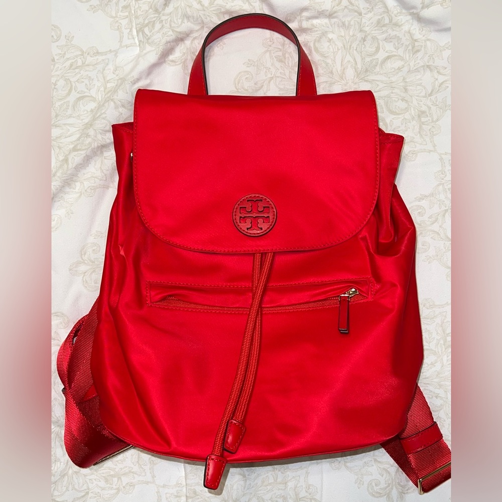 Tory Burch Nylon backpack, no tags but brand new !